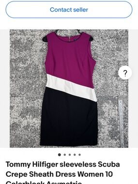 Tommy Hilfiger Dress black/white/magenta